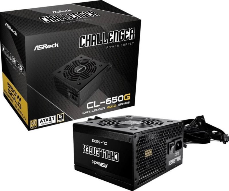 Asrock 650w Kompiuterio Maitinimo šaltinis 90-uxc065-gneaa