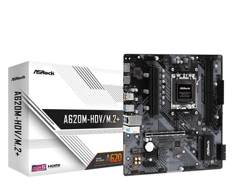 Asrock A620m-hdv/m.2+ Pagrindinė Plokštė (am5 / Micro Atx)