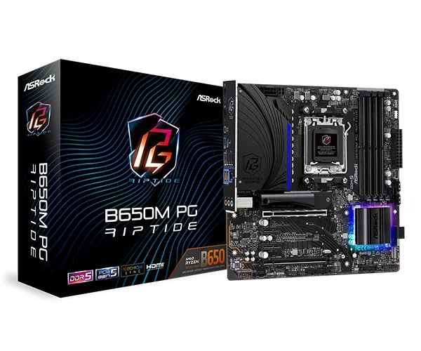 Asrock B650m Pg Riptide Pagrindinė Plokštė (socket Am5 / Micro Atx)