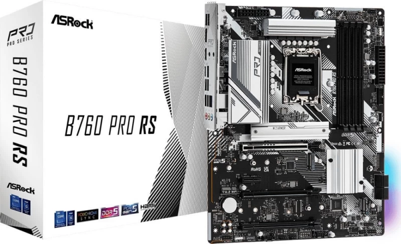 Asrock B760 Pro Rs (socket 1700 /atx) Pagrindinė Plokštė