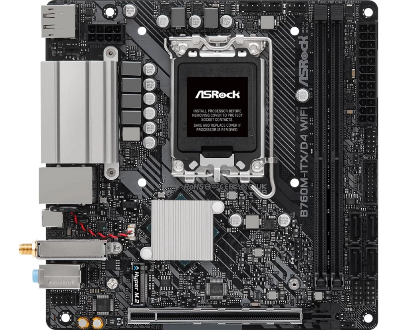 Asrock B760m-itx/d4 Wifi Pagrindinė Plokštė (socket 1700 / Mini Itx)