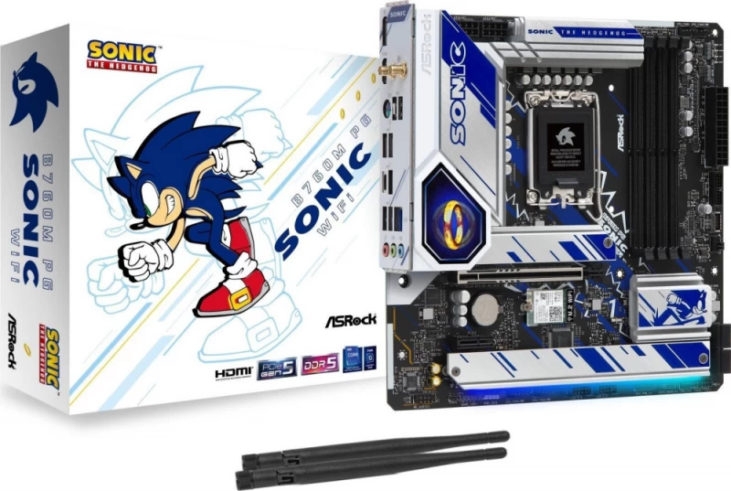 Asrock B760m Pg Sonic Wifi Motininė Plokštė (socket 1700 / Micro Atx)