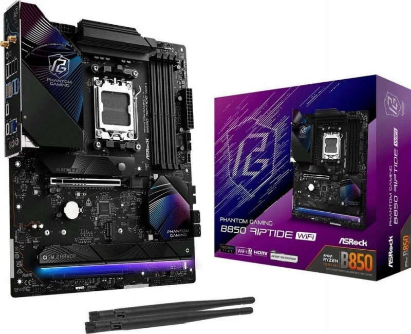 Asrock B850 Riptide Wifi Motininė Plokštė (socket Am5 /atx)