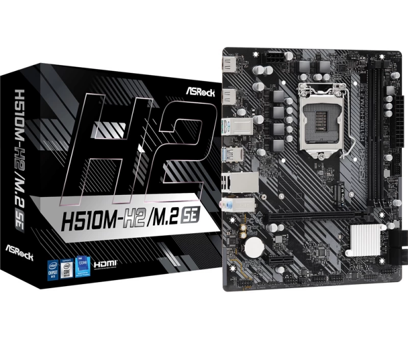Asrock H510m-h2/m.2 Se Pagrindinė Plokštė (socket 1200 / Micro Atx)