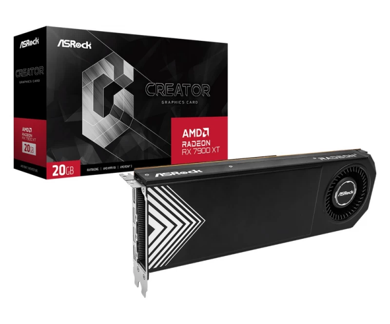 Asrock Vaizdo Plokštė radeon Rx 7900 Xt Creator 20 Gb Gddr6 (rx7900xt Ct 20g)