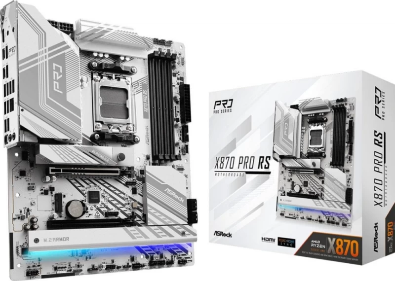 Asrock X870 Pro Rs (socket Am5 /atx) Pagrindinė Plokštė
