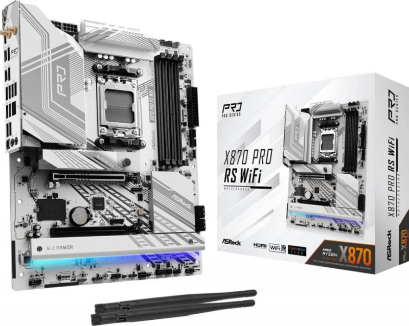 Asrock X870 Pro Rs Wifi Pagrindinė Plokštė (socket Am5 /atx)
