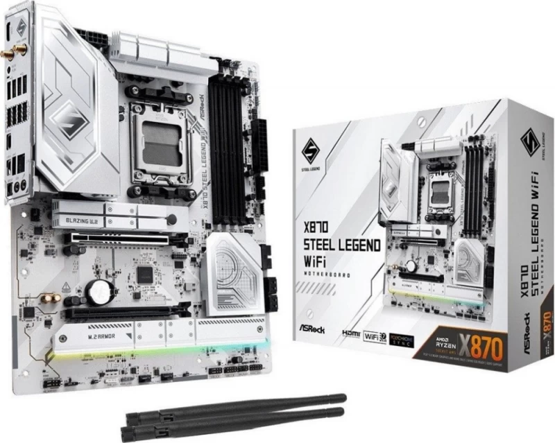 Asrock X870 Steel Legend Wifi Pagrindinė Plokštė (socket Am5 /atx)