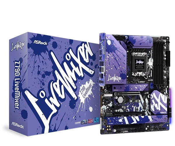 Asrock Z790 Livemixer Pagrindinė Plokštė (socket 1700 /atx)