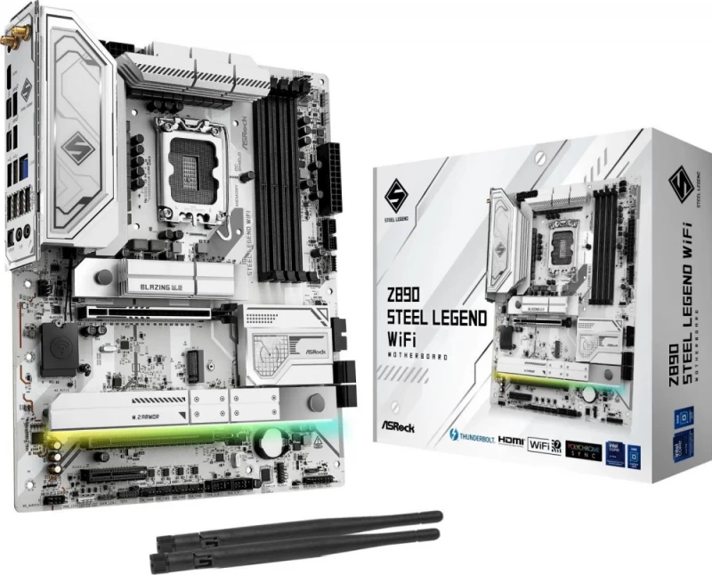 Asrock Z890 Steel Legend Wifi Pagrindinė Plokštė (socket 1851 /atx)