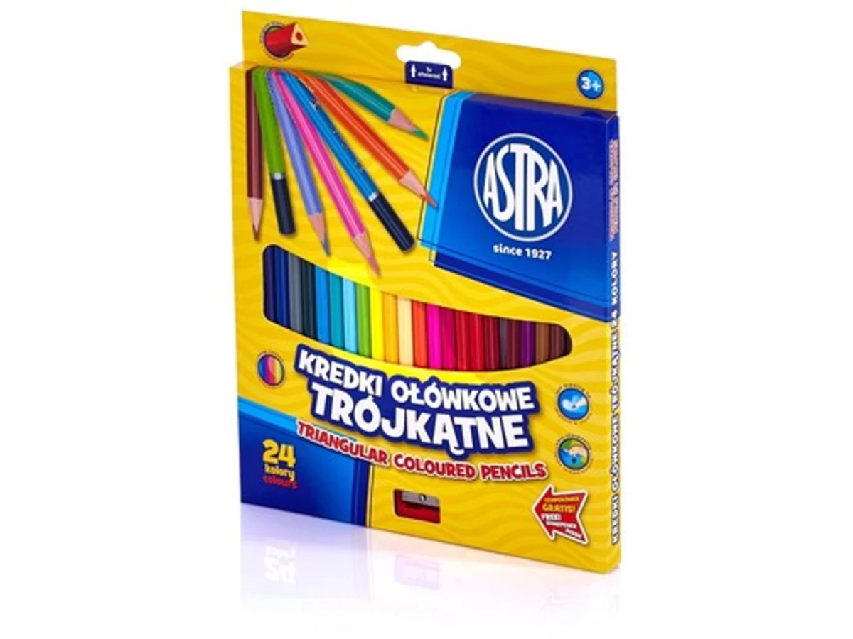 astra Pieštukai, 24 Spalvos.
