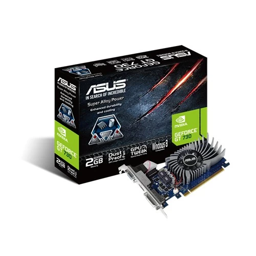 Asus Geforce Gt 730 2gb Gddr5 (gt730-sl-2gd5-brk) Vaizdo Plokštė