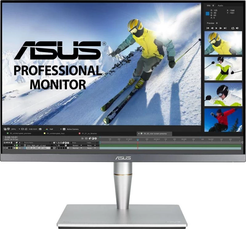 Asus Monitorius 90lm04b0-b01370 (24.1&amp;quot; /ips /60hz /1920 X 1200 / Sidabrinis)