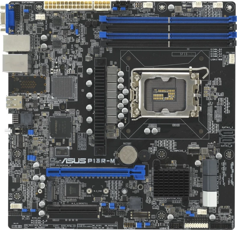 Asus P13r-m Pagrindinė Plokštė (socket 1700 / Micro Atx)