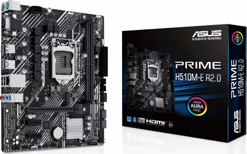Asus Prime H510m-e 2.0 Pagrindinė Plokštė (socket 1200 / Micro Atx)