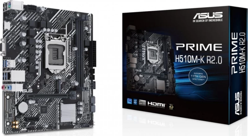 Asus Prime H510m-k R2.0 Pagrindinė Plokštė (lga1200 / Micro Atx)