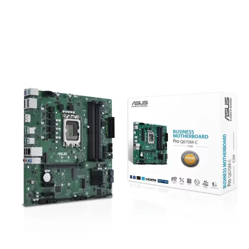 Asus Pro Q670m-c-csm Pagrindinė Plokštė (socket 1700 / Micro Atx)