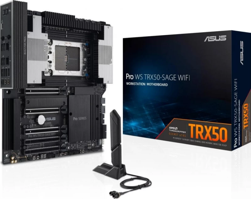 Asus Pro Ws Trx50-sage Wifi 90mb1fz0-m0eay0 Pagrindinė Plokštė