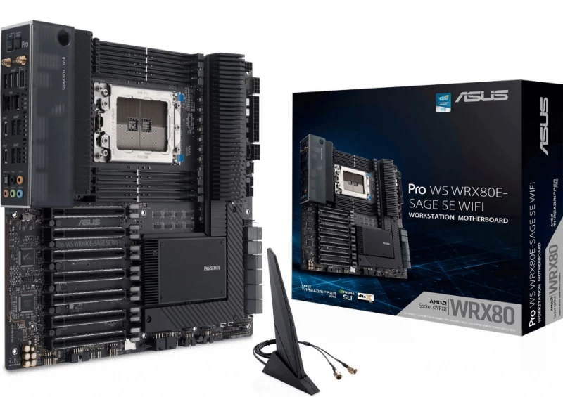 Asus Pro Ws Wrx80e-sage Se Wifi Pagrindinė Plokštė (socket Swrx8 /extended Atx)