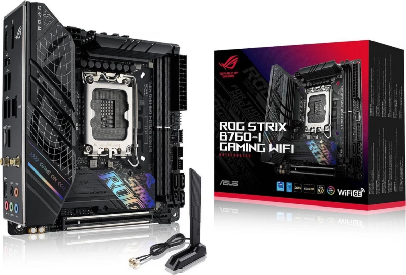Asus Rog Strix B760-i Gaming Wifi Pagrindinė Plokštė (socket 1700 / Mini Itx)