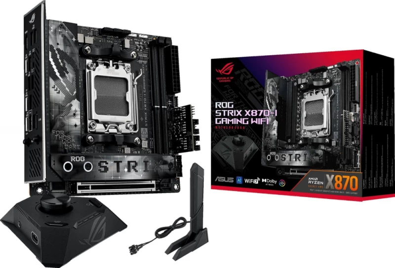 Asus Rog Strix X870-i Gaming Wifi (socket Am5 / Mini Itx) Pagrindinė Plokštė