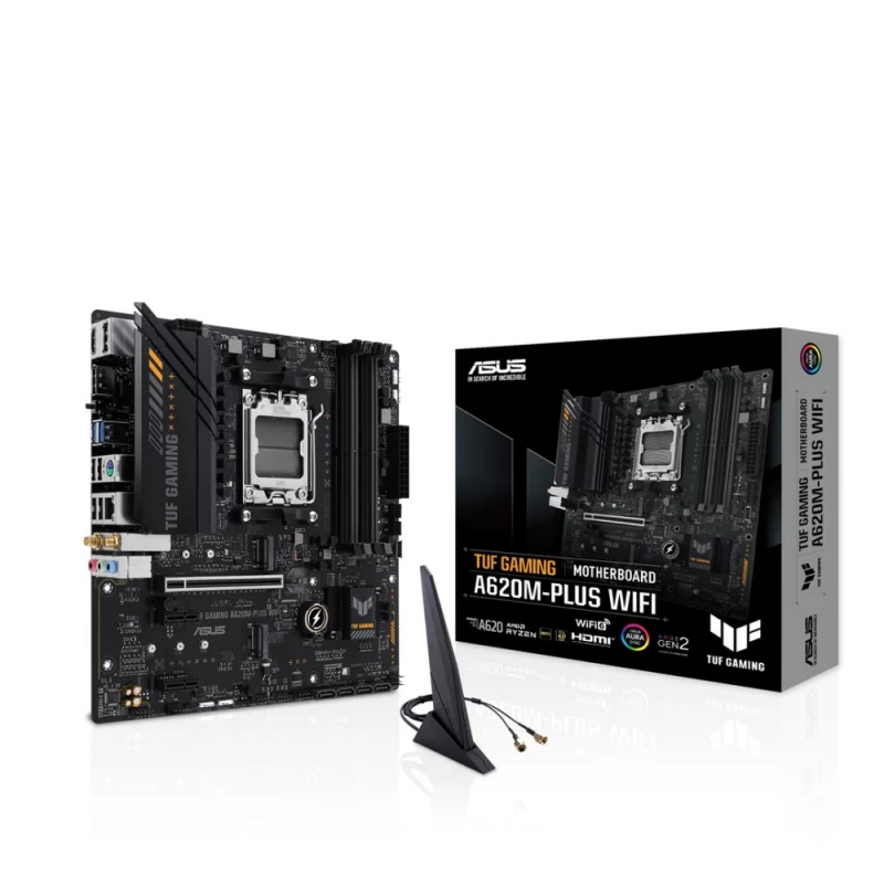 Asus Tuf Gaming A620m-plus Wifi Motininė Plokštė (socket Am5 / Micro Atx)