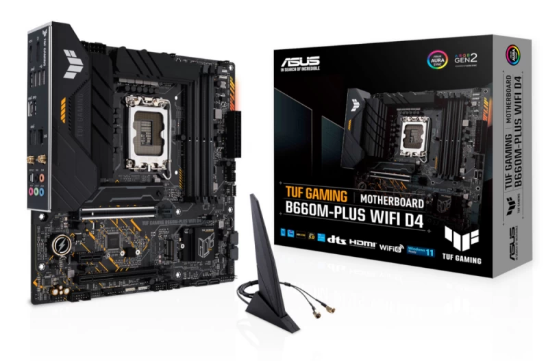 Asus Tuf Gaming B660m-plus Wifi Motininė Plokštė (socket 1700 / Micro Atx)