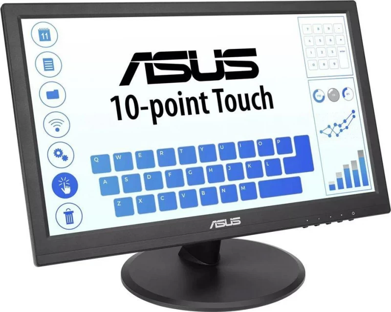 Asus Vt168hr Jutiklinio Ekrano Monitorius (15,6&amp;quot; /tn /60hz /1366 X 768 / Juodas )