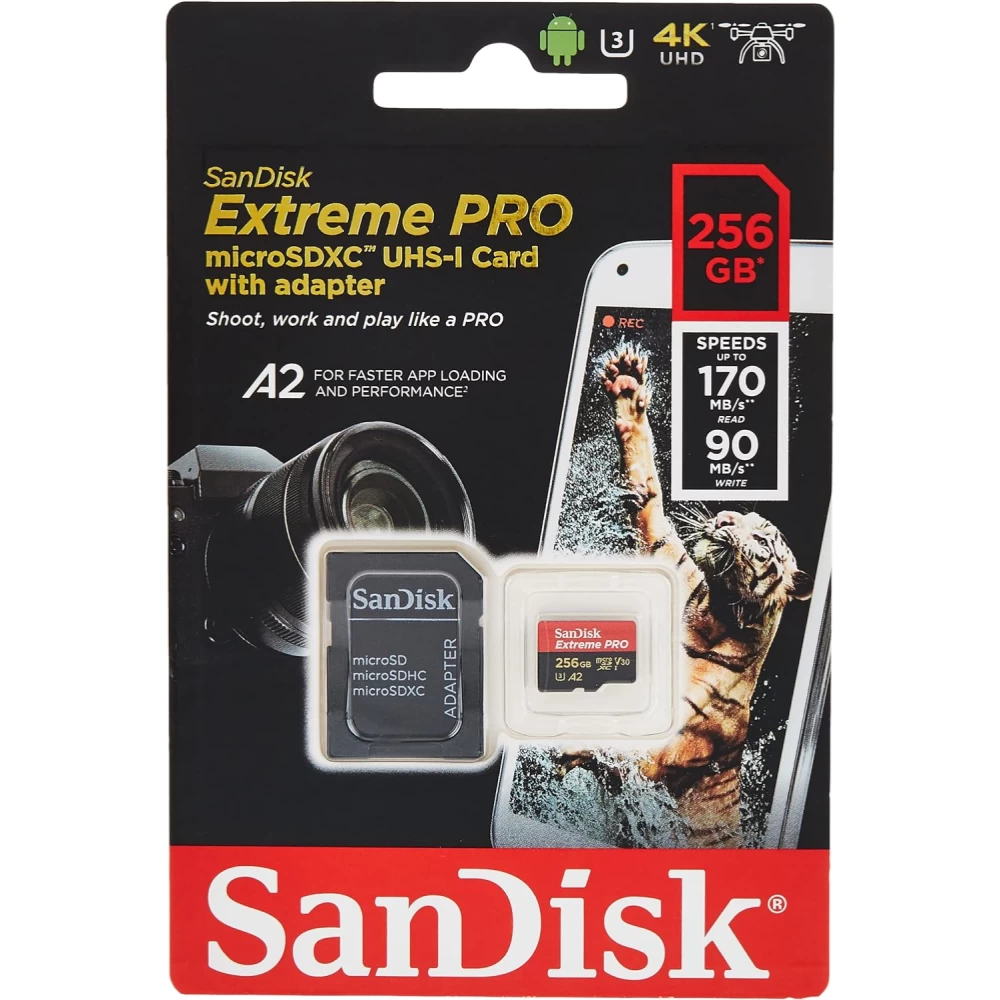 Atminties kortelė Sandisk Extreme Pro 256GB