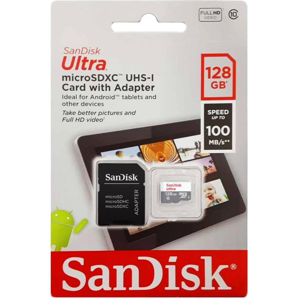 Atminties kortelė Sandisk microSDXC UHS-I 128 GB