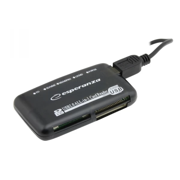 Atminties Kortelių Skaitytuvas Esperanza Usb 2.0 Ea117
