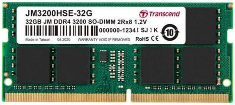 Atmintis Transcend (sodimm/ddr4/32 Gb/3200mhz/1.2v/22 Clcl/single)