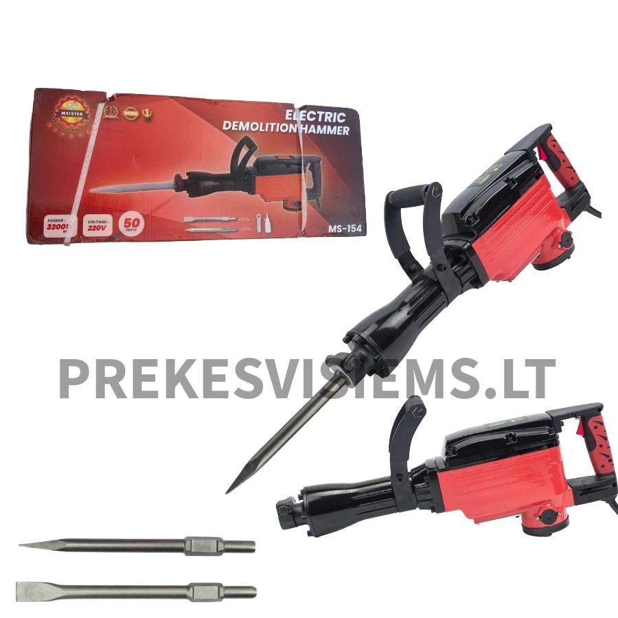 Atskėlimo plaktukas 3200W Meister Tools, MS-154