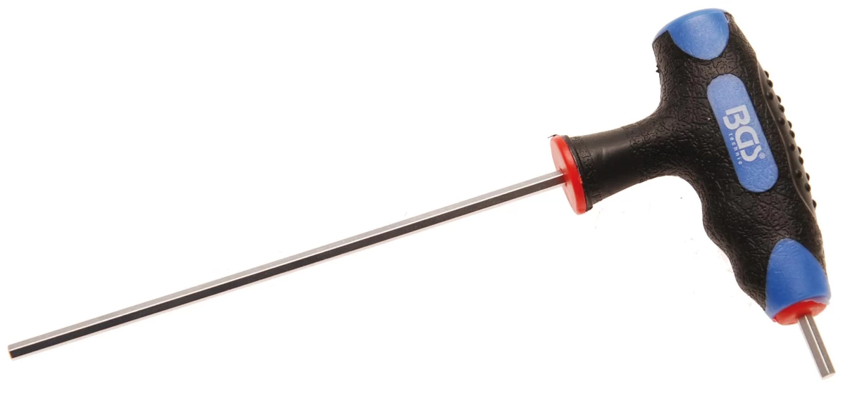 Atsuktuvas su T-rankenėle ir šonine geležte | hex šešiakampis 3 mm (4010-3)