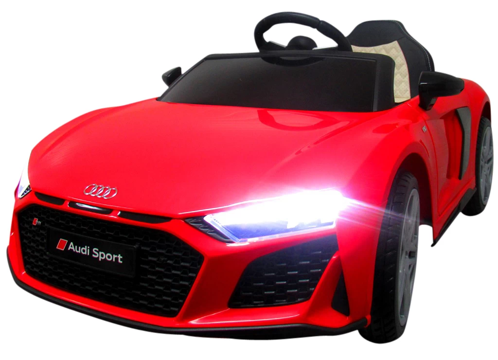 Audi R8 Sport Raudona Baterija Automobilis Eva Odos Pilotas