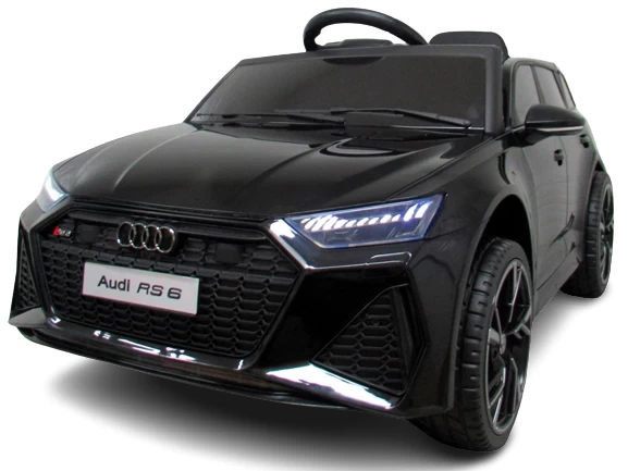 Audi Rs6 Gt Black Akumuliatorinis Automobilio Eva Odos Nuotolinio Valdymo Pultelis