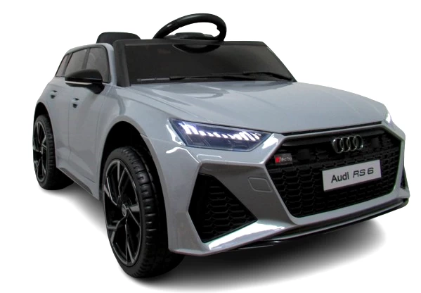 Audi Rs6 Gt Grey Akumuliatorinis Automobilio Eva Odos Nuotolinio Valdymo Pultelis
