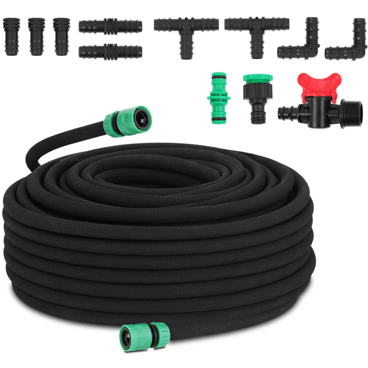 Augalų Lašelinio Laistymo žarna Kit + Vožtuvas 50 M