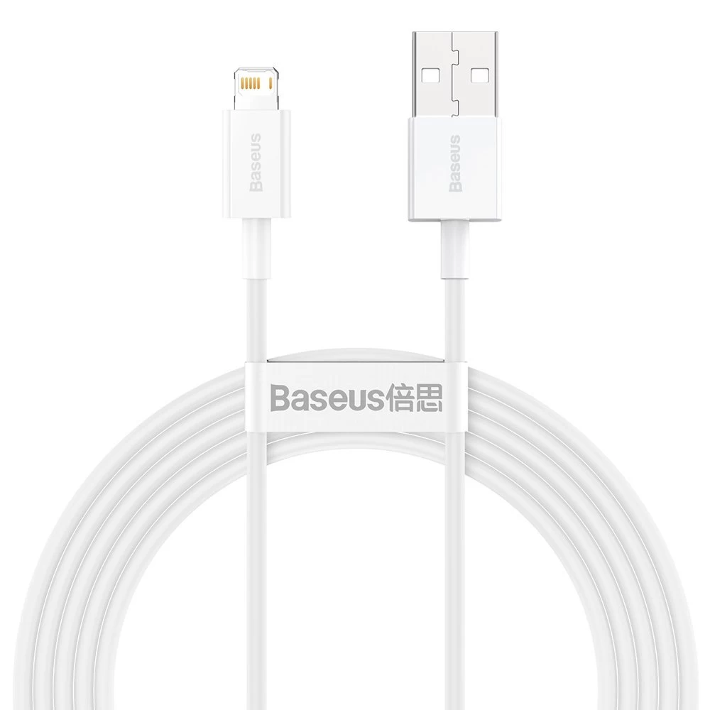 Aukščiausios Kokybės Usb Laidas Iphone Lightning 2.4a 2 M Baltas