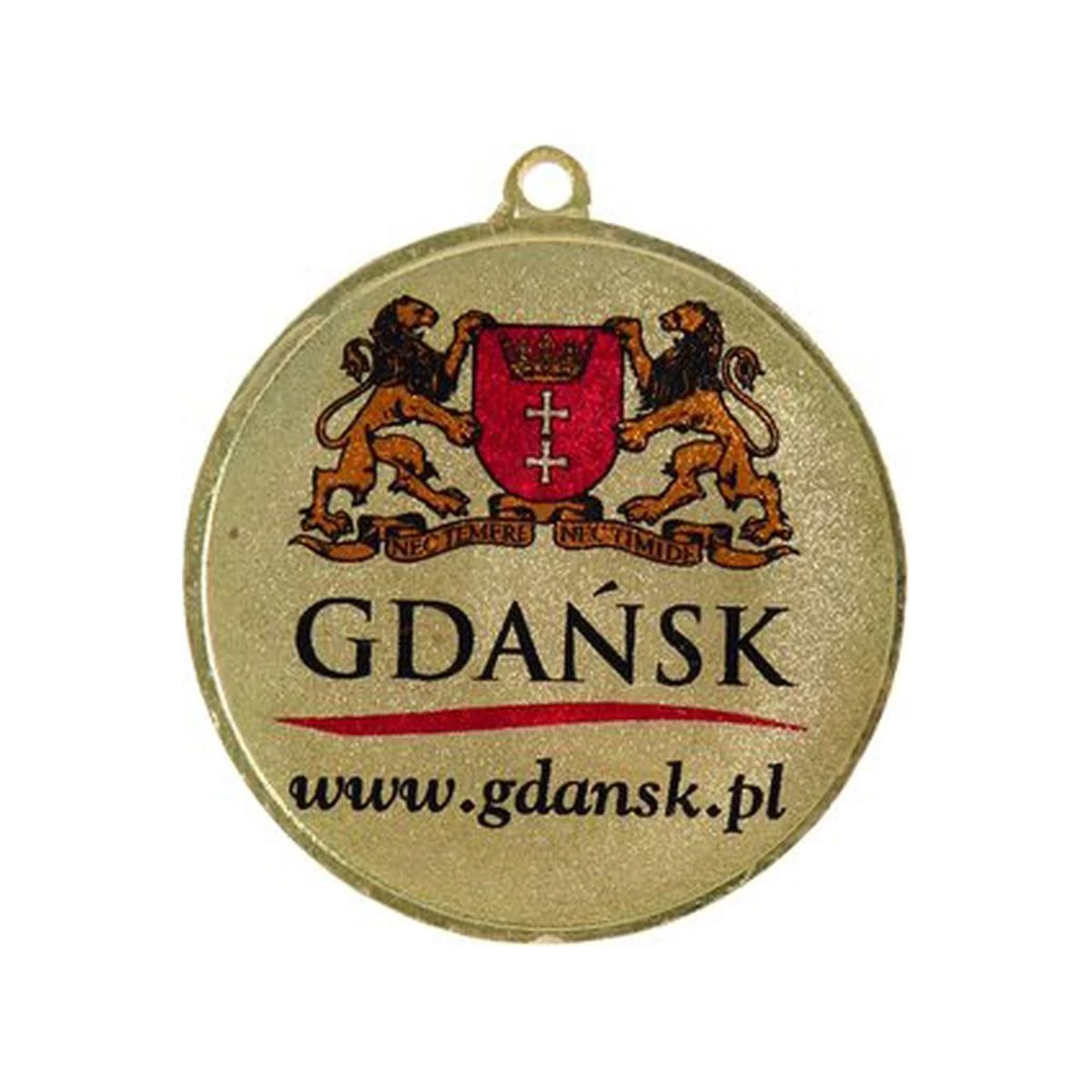 Auksinis Generolo Medalis Su Vieta Emblemai 25 Mm - Plieninis Medalis Su Liuksorine Spauda