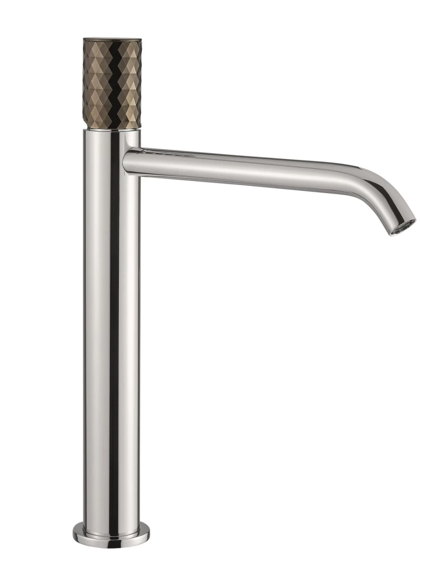 Aukštas maišytuvas praustuvui - dubeniui Xenon Charme su Graphite rankenėle