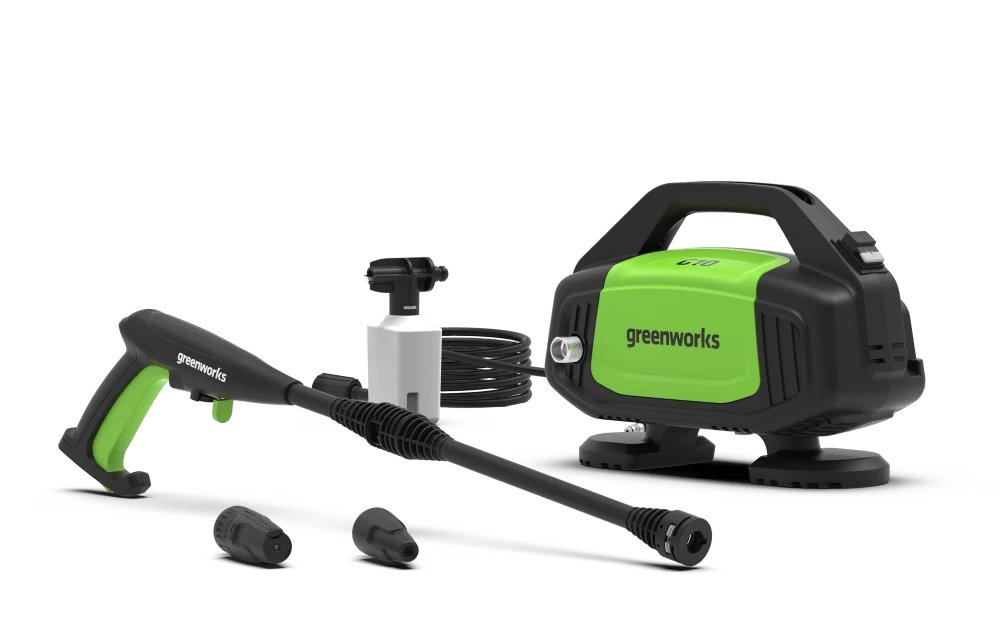 AUKŠTO SLĖGIO PLOVYKLA Greenworks