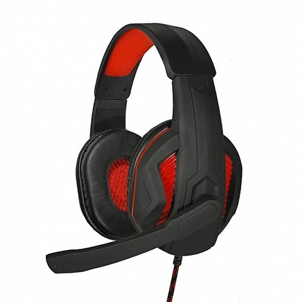 Ausinės Su Mikrofonu Art Hero Black And Red