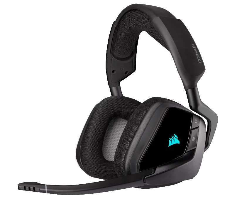 Ausinės Su Mikrofonu Corsair Void Rgb Elite Black