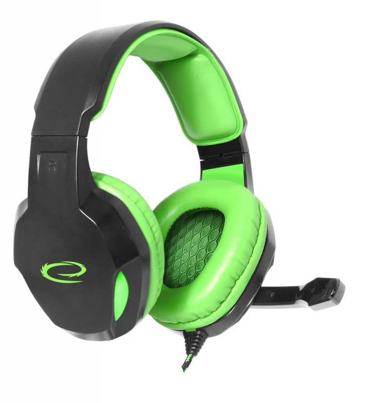 Ausinės Su Mikrofonu Esperanza Cobra Green