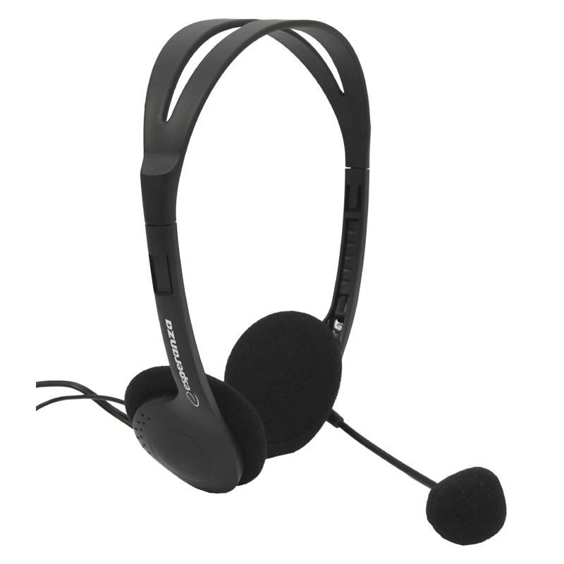 Ausinės Su Mikrofonu Esperanza Eh102 Black