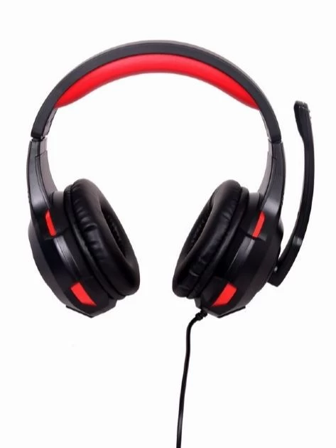 Ausinės Su Mikrofonu Gembird Ghs-u-5.1-01 Juoda-raudona