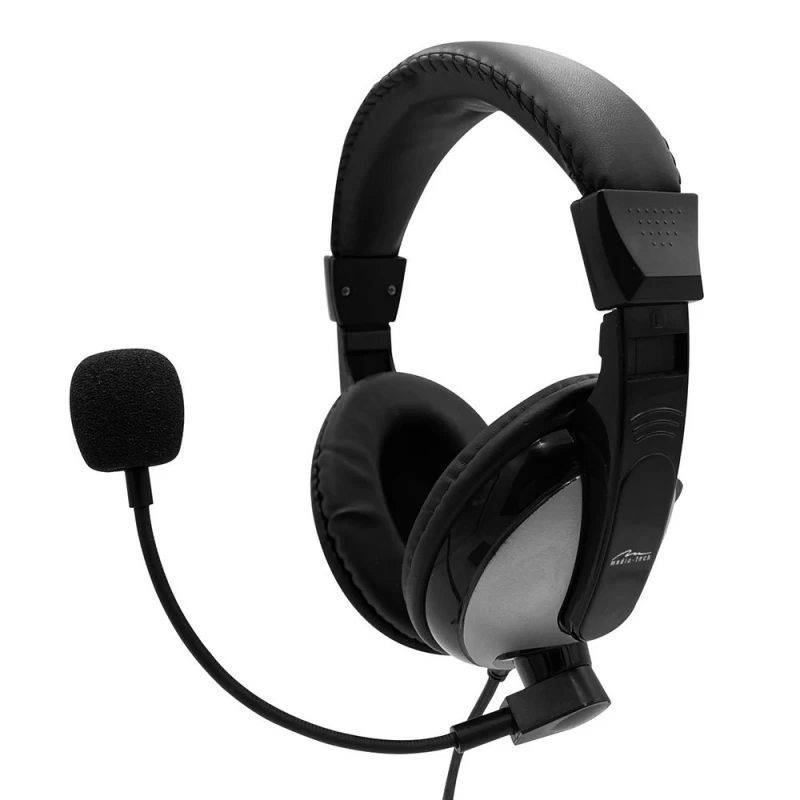 Ausinės Su Mikrofonu Media-tech Turdus Pro Black
