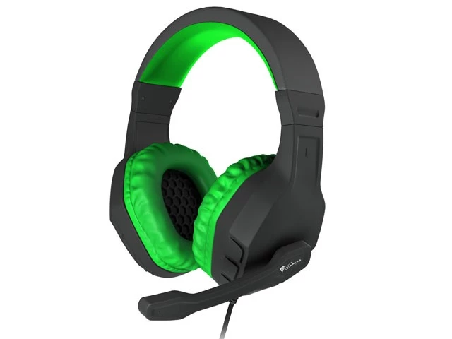 Ausinės Su Mikrofonu Natec Genesis Argon 200 Green Black-green