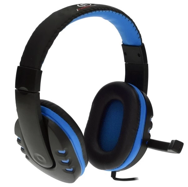 Ausinės Su Mikrofonu Rebeltec Revol Black-blue